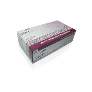 Sterex Vinyl Powder Free Gloves